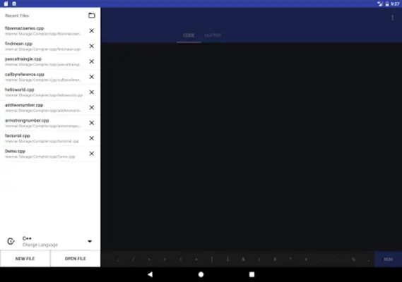 Compiler android App screenshot 0