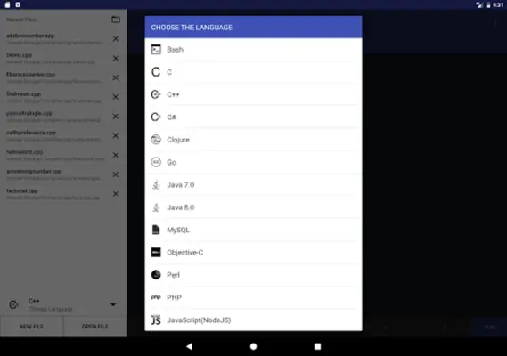 Compiler android App screenshot 3